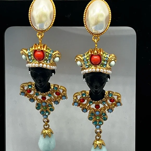 Askew London Blackamoor 🆕 Drop Earrings